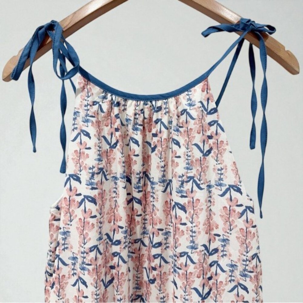 NWT Greylin Alix Halter Tiered Midi Dress Ivory Clay Bump Friendly One Size - Picture 5 of 6